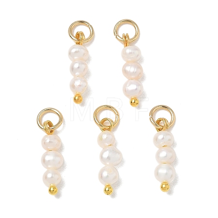 Natural Cultured Freshwater Pearl Pendants PALLOY-JF05479-1