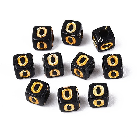 Opaque Acrylic Beads SACR-T035-20N-1