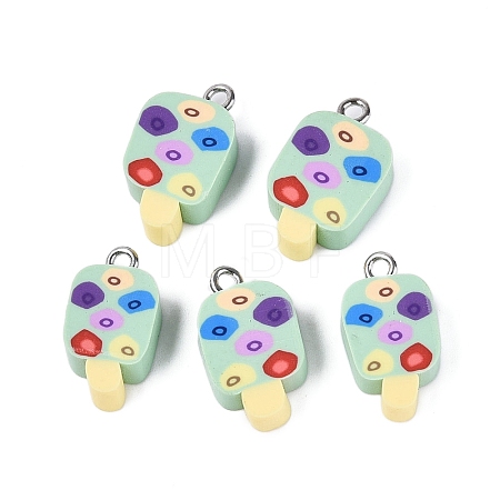 Handmade Polymer Clay Pendants CLAY-Q253-07P-06-1