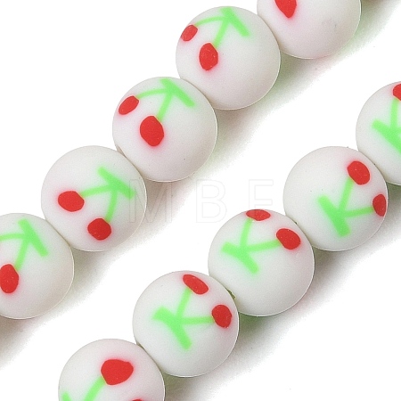 Handmade Polymer Clay Beads Strands PY-CBAEC33-02L-1
