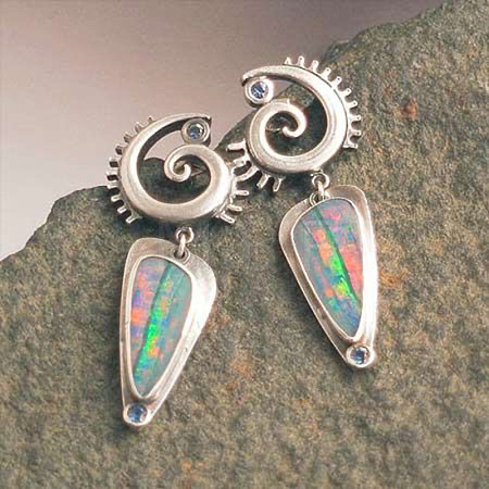 Alloy Enamel Dangle Earrings FS-WG6E131-09-1