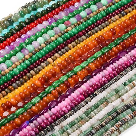 Natural & Synthetic Gemstone Beads Strands G-F513-02A-03-1