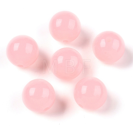Opaque Acrylic Beads OACR-H038-09-05-1