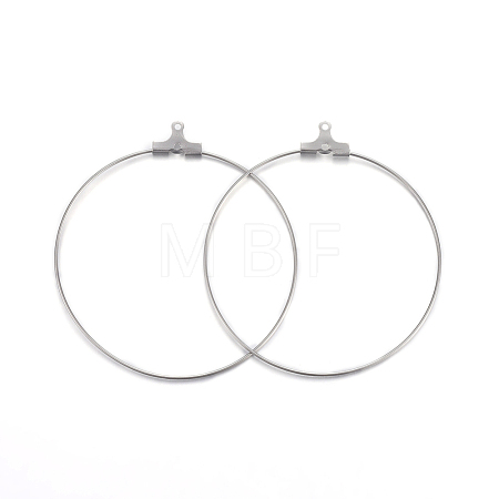Tarnish Resistant 304 Stainless Steel Pendants X-STAS-F191-09P-E-1