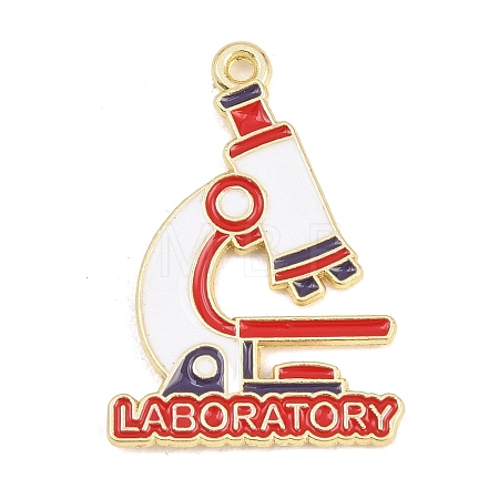 Back to School Alloy Enamel Pendants FIND-E054-02I-1