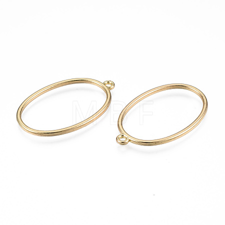 Alloy Open Back Bezel Pendants PALLOY-T085-08LG-1