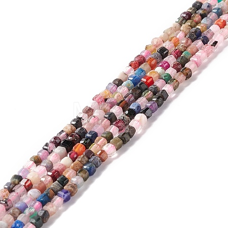 Natural Mixed Gemstone Beads Strands X-G-M390-01-1