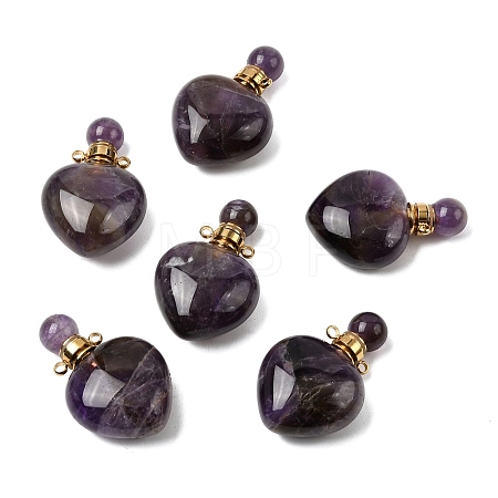 Natural Amethyst Pendants G-H252-C03-01-1