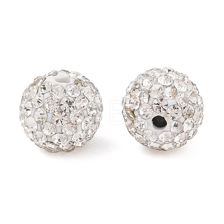 Polymer Clay Rhinestone Beads RB-N006-70-1
