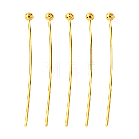 Brass Ball Head Pins KK-R020-06G-1