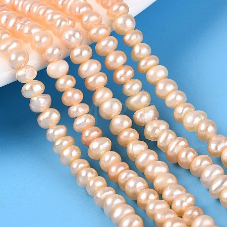Natural Cultured Freshwater Pearl Beads Strand PEAR-N015-04C-02B-1