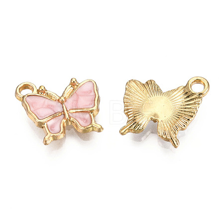 Light Gold Plated Alloy Charms ENAM-T009-03E-1