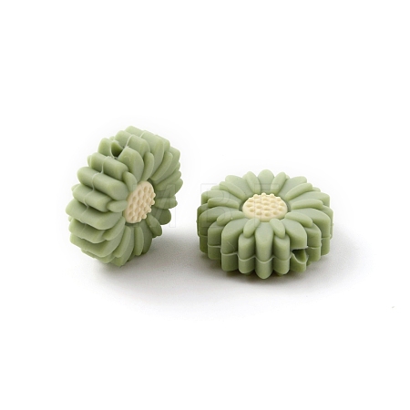 Silicone Beads SIL-WH0009-03I-1