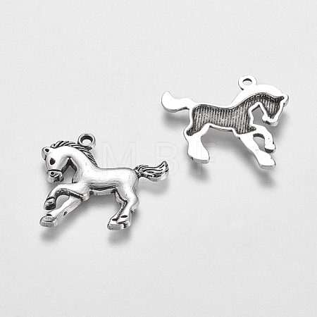 Tibetan Style Alloy Pendants TIBEP-A16618-AS-LF-1