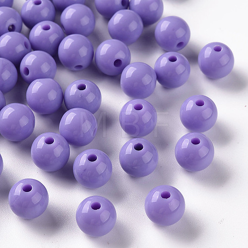 Opaque Acrylic Beads MACR-S370-C10mm-A32-1