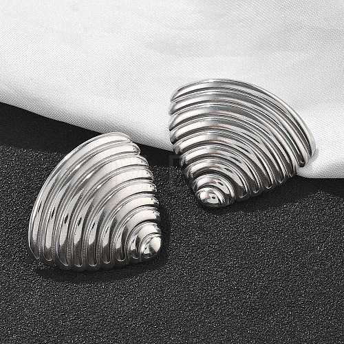 304 Stainless Steel Studs Earrings for Women EJEW-K306-22P-1