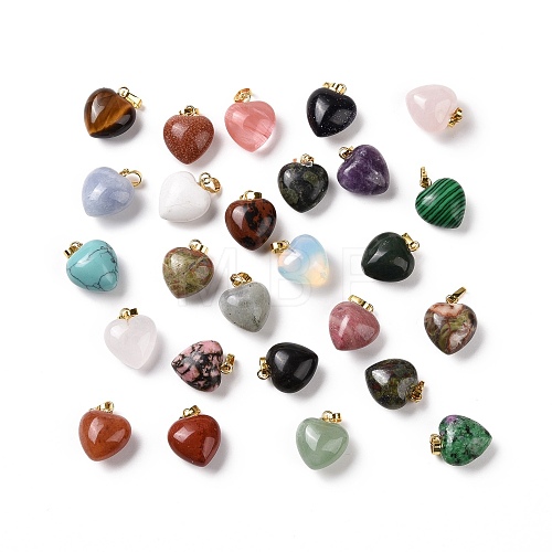 Natural & Synthetic Gemstone Pendants G-I311-A-G-1