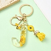 Resin & Alloy Enamel Keychain X1-KEYC-YW00134-10-1