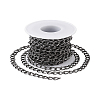 Aluminium Twisted Curb Chains CHA-TA0001-03B-23