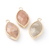 Natural Sunstone Pendants G-B009-01G-C-1