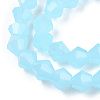 Imitation Jade Glass Beads Strands EGLA-A039-J6mm-D03-2