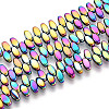 Electroplated Synthetic Non-magnetic Hematite Beads Strands G-T139-65A-1