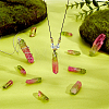   1 Strand Natural Quartz Crystal Dyed Beads Strands G-PH0002-28-3