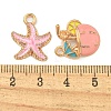 Summer Theme Alloy Enamel Pendants FIND-U010-05-3