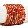 Natural Red Banded Agate Beads Strands G-B175-D22-4mm-2
