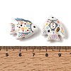Printed Handmade Porcelain Beads PR-CBAB8C6-02-3
