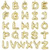 Brass Micro Pave Clear Cubic Zirconia Pendants KK-I476-02G-1