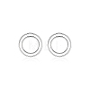 S925 Silver Drop Earrings Fashionable Simple Elegant Circle Earrings VM1178-1