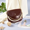 Fashewelry 5Pcs 5 Style Alloy & Aluminium & Plastic Imitation Pearl Bag Strap Set FIND-FW0001-24-5