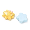Opaque Resin Cabochons RESI-F072-06-2