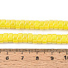 AB Color Plated Opaque Glass Beads Strands GLAA-T026-3x6mm-P12-4
