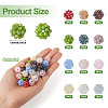  36Pcs 12 Colors Handmade Glass Woven Beads WOVE-TA0001-08-4
