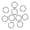 16Pcs 304 Stainless Steel Linking Rings STAS-AR0002-65A-P-1