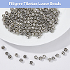 150Pcs 10 Style Zinc Alloy Beads FIND-DC0003-67-3