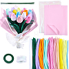 DIY Tulip Twist Stick Making Kits AJEW-SC0032-04-1
