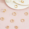5 Pairs 5 Style Rack Plating Ring Brass Hoop Earrings for Women EJEW-BBC0001-97-7