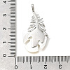 Brass Micro Pave Cubic Zirconia Pendants KK-U061-01P-3