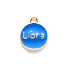 Alloy Enamel Pendants ENAM-S124-01B-02K-3