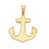 304 Stainless Steel Pendants STAS-B137-01G-1