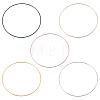 5Pcs 5 Colors Iron Rings FIND-TA0011-05-1