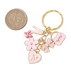 Flower with Bag Alloy Enamel Keychains KEYC-JKC01446-3