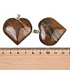 Natural Tiger Iron Pendants GG-K002-04H-3