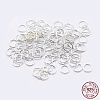 925 Sterling Silver Saw Cut Open Jump Rings STER-F036-02S-0.7x4mm-4