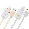 4 Pairs 4 Style TPU Data Cable Protective Sleeve AJEW-HY0001-31-6