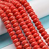 Synthetic Imperial Jasper Dyed Beads Strands G-D077-E01-01G-2