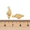 Ocean Theme Brass Micro Pave Cubic Zirconia Pendants KK-F902-08Q-G-3